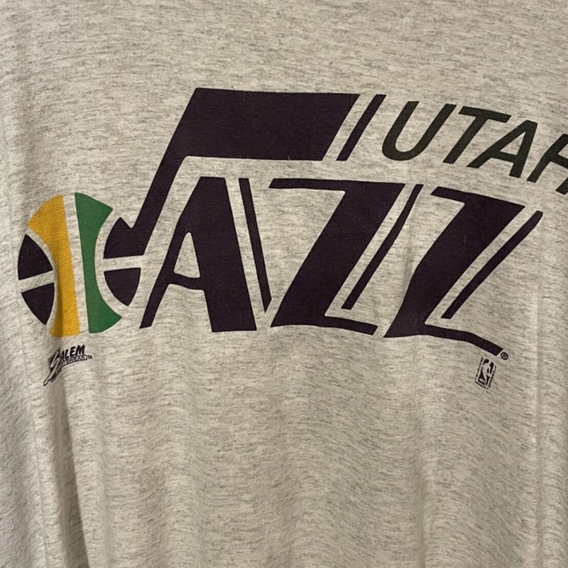 SALEM sportswear 90's NBA Utah Jazz tシャツ XL ライト...