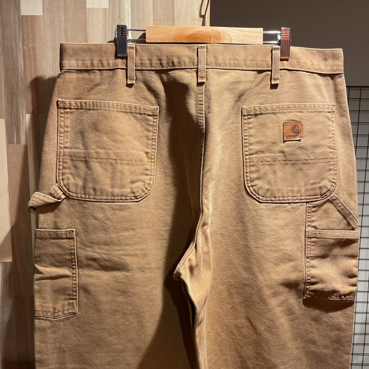 Carhartt ペインターパンツ ダックパンツ ブラウン系/W95-