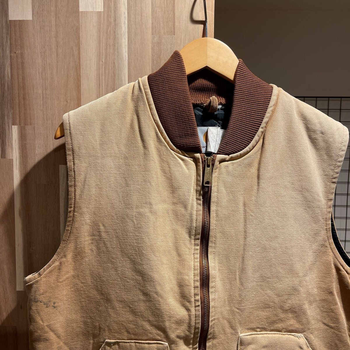 carhartt カーハート ダック ベスト ネイビー gale ゲール コラボ-