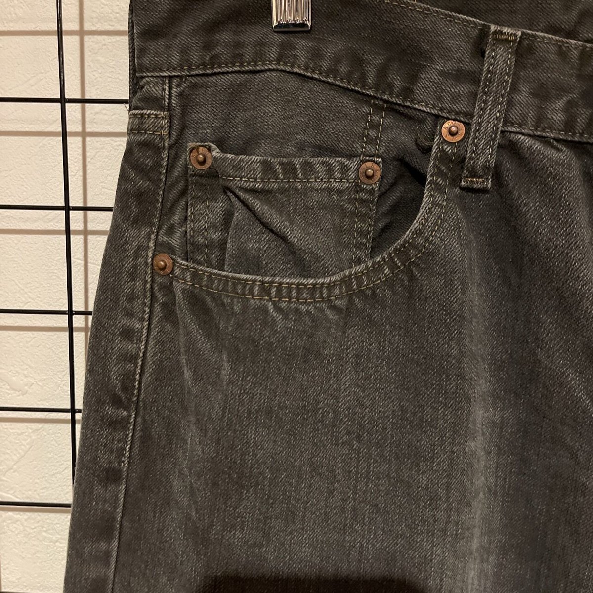 LEVI'S 03501-06 ブラック　フィリピン製　後染め　デニムパンツ　ジーンズ