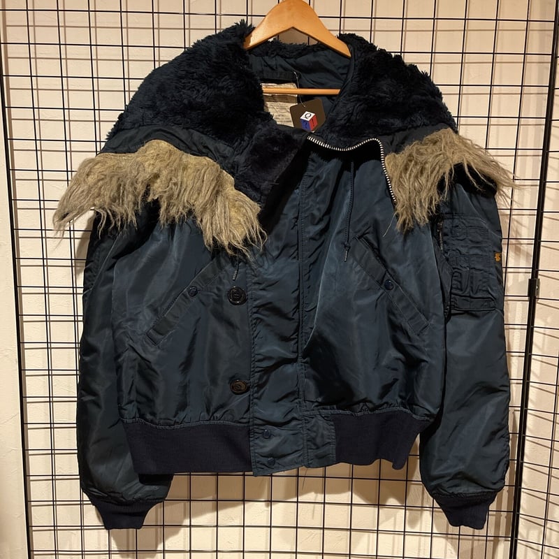 ALPHA INDUSTRIES アルファインダストリーズ USA製 N-2B フライトジャ...