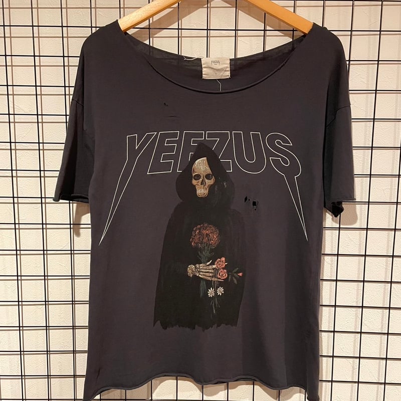 YEEZUS アーティスト カニエ・ウエスト ツアー カットオフ ボロ 半袖 T 