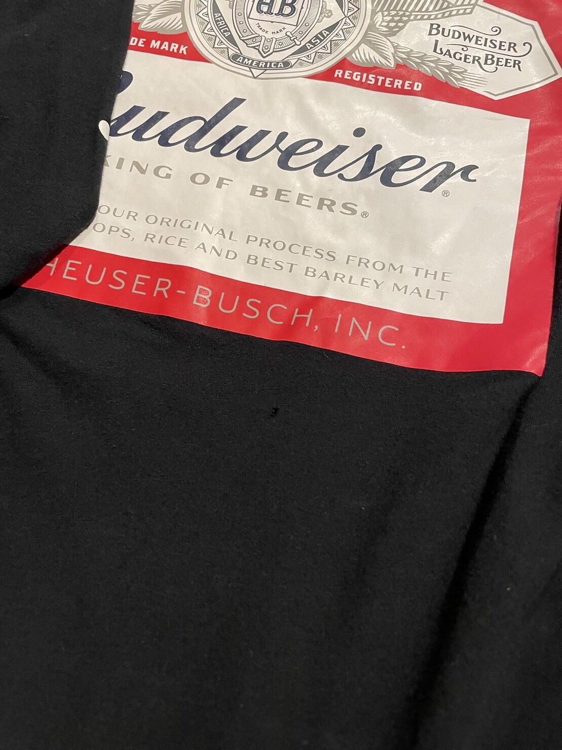 Budweiser バドワイザー ロンT Lサイズ ブラック | 古着屋Quest