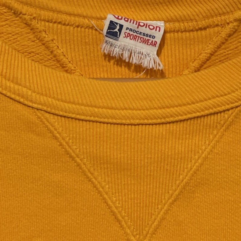 ツートン! 50s CHAMPION ハーフZIP 半袖シャツ ランナーズタグ ツートン! 50s CHAMPION ハーフZIP 半袖シャツ ランナーズタグ