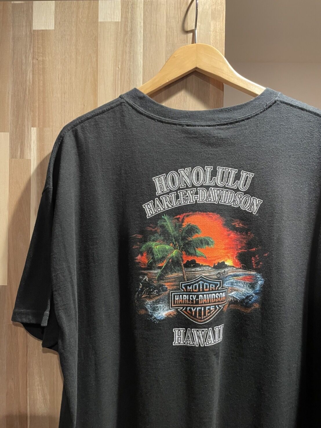 HARLEY DAVIDSON プリントTシャツ XLサイズ相当 ブラック | 古着屋Quest