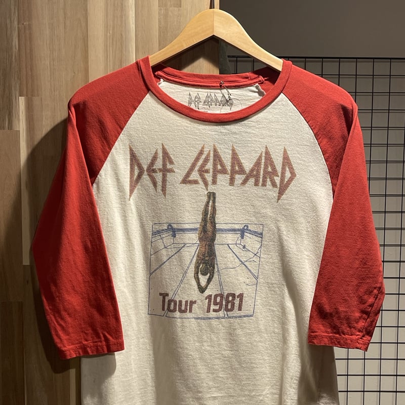 DEF LEPPARD デフレパード ラグランスリーブ 七分袖 バンドTシャツ