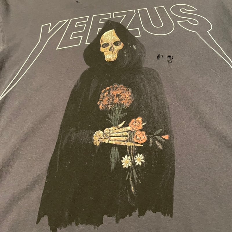 YEEZUS アーティスト カニエ・ウエスト ツアー カットオフ ボロ 半袖 T 