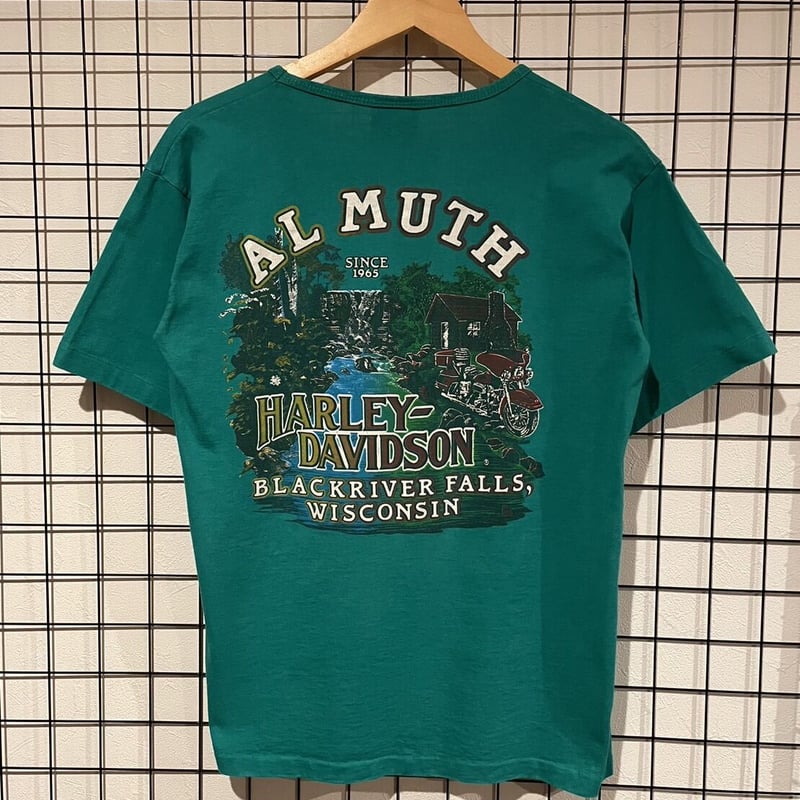 90s HARLEY-DAVIDSON 両面プリント シングルステッチ 半袖T 90s HARLEY-DAVIDSON 両面プリント シングルステッチ 半袖T