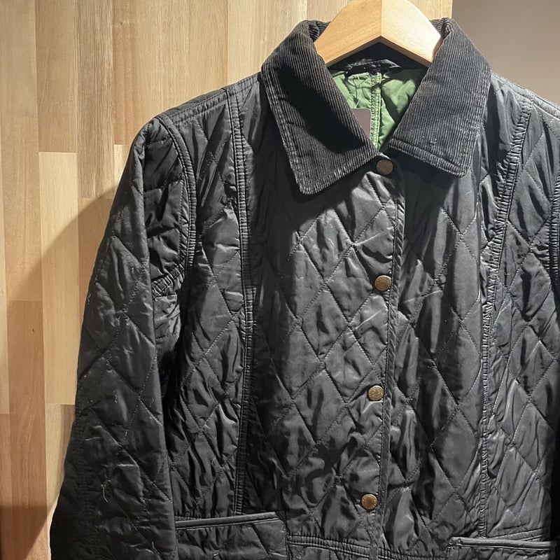 87-90s Barbour バブアー キルティング ジャケット レディース C396