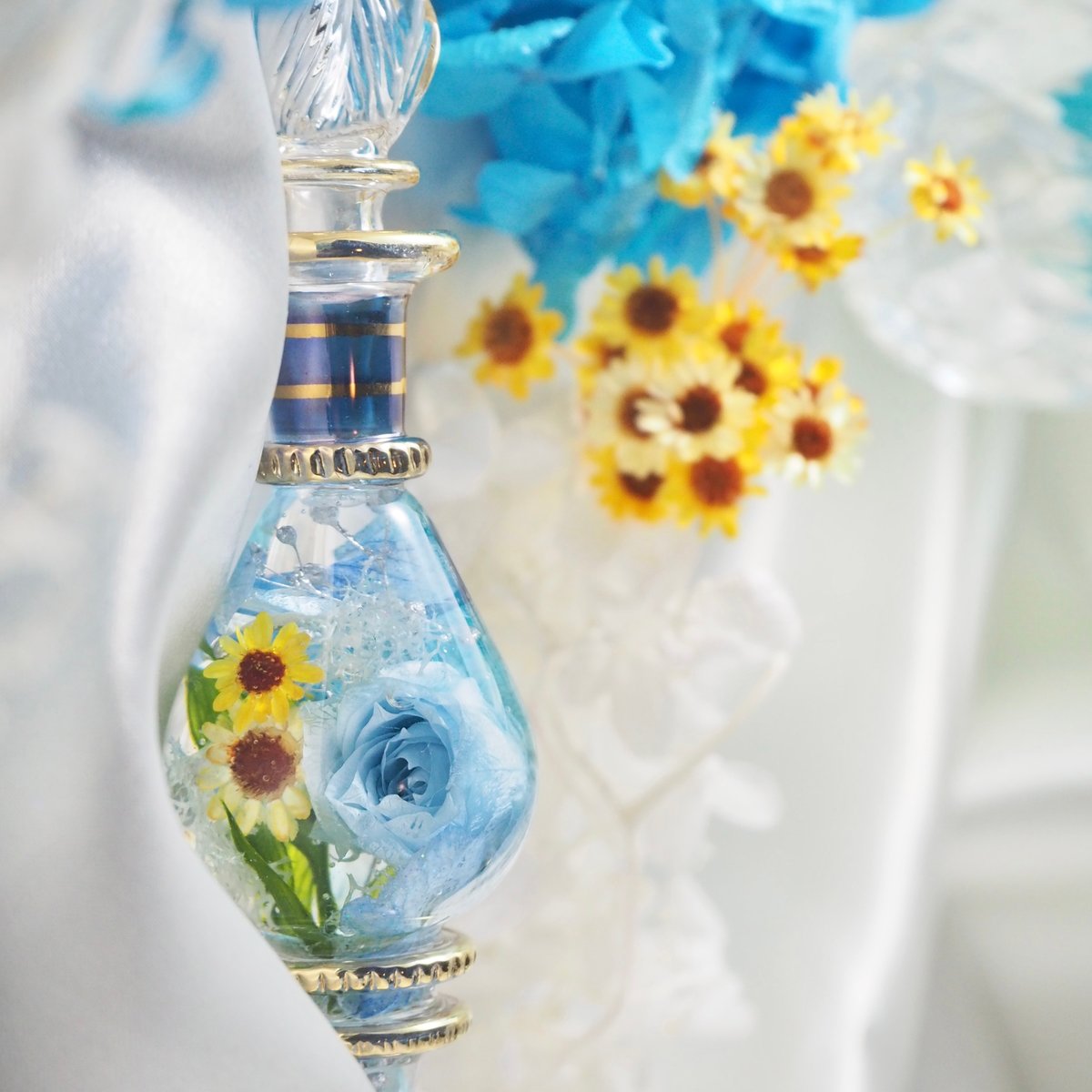 ◯「夏空ひまわり」 | シュト flower art glass