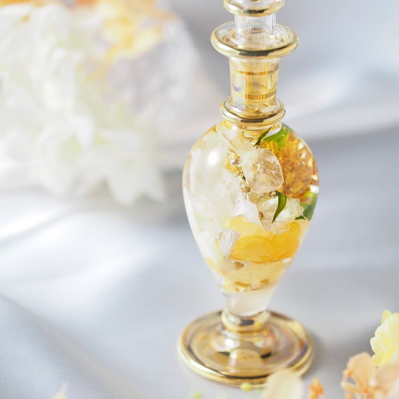じゃれねこ☆数量限定☆『金木犀たっぷり♡×金箔(光る☆)』 ◯秋限定「金木犀」 | シュト flower art glass