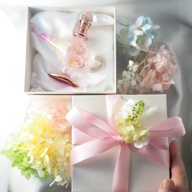 ◯春❀桜ランプ 数量限定 フラワーアートグラス | シュト flower ◯春❀桜ランプ 数量限定 フラワーアートグラス | シュト flower