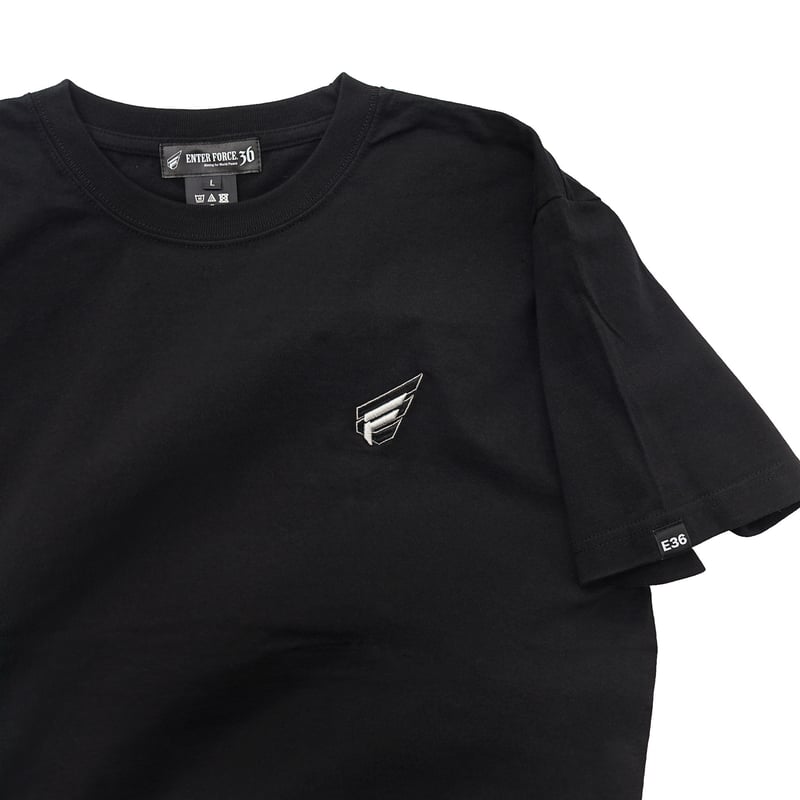 E36 刺繍ロゴTシャツ BLACK | AREA.36 E36 刺繍ロゴTシャツ BLACK | AREA.36