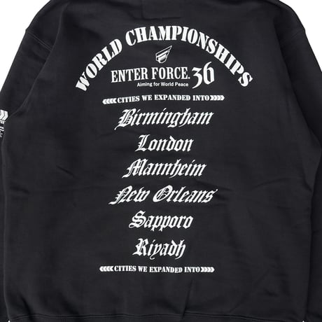 【E36APEX限定モデル】WORLD CHAMPIONSHIP LIMITED ZIP HOODIE