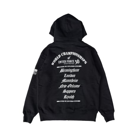 【E36APEX限定モデル】WORLD CHAMPIONSHIP LIMITED ZIP HOODIE