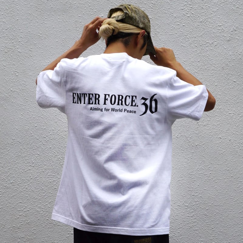 E36 刺繍ロゴTシャツ WHITE | AREA.36 E36 刺繍ロゴTシャツ WHITE | AREA.36