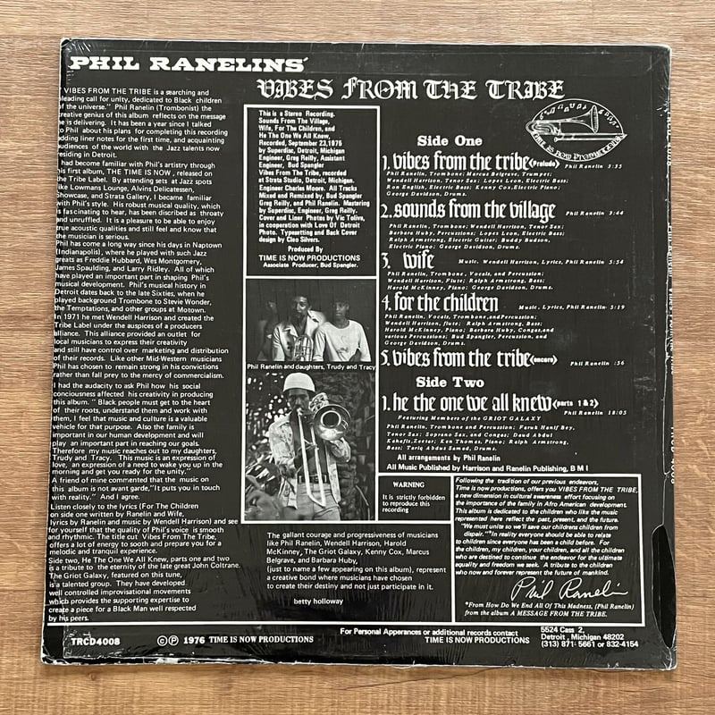 Phil Ranelin – Vibes From The Tribe | plus81rec