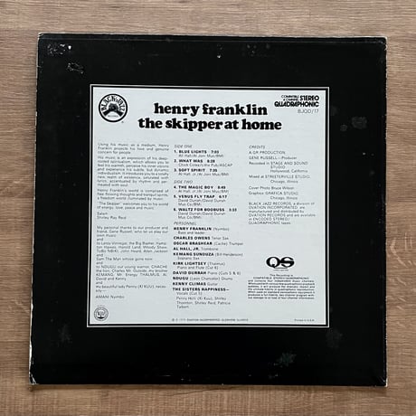 Henry Franklin – The Skipper At Home