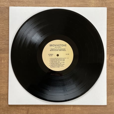 People's Pleasure With Alive And Well – Do You Hear Me Talking To You?