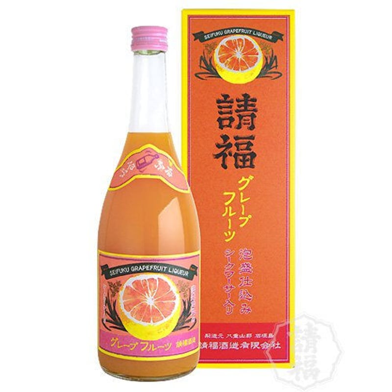 請福酒造(有) 請福グレープフルーツシークヮーサー 12度 720ml | 美ら