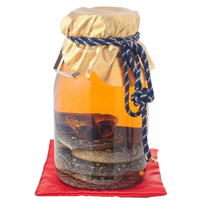 南都酒造所 夫婦ハブ入りハブ酒 35度 1400ml | 美ら泡盛SHOP