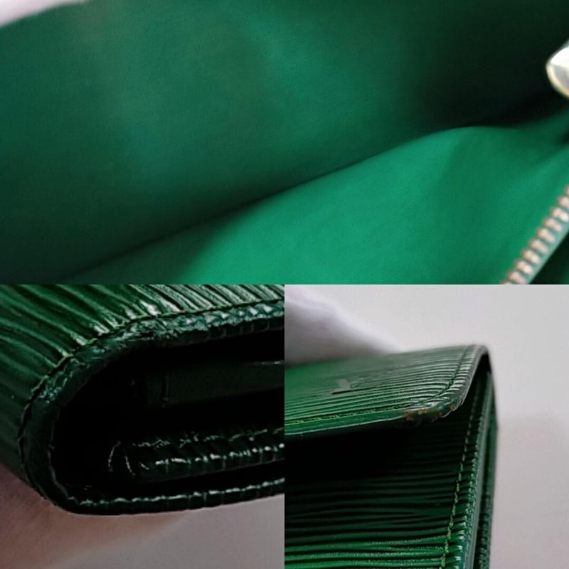 美品 ルイヴィトン財布 美品 ルイヴィトン 長財布 エピ 緑 ルイ