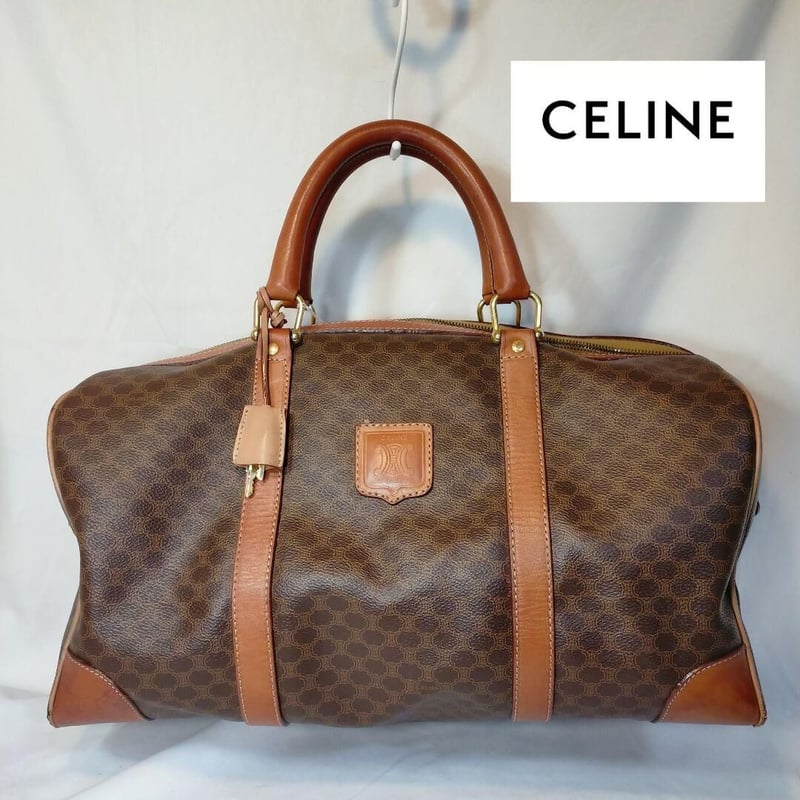 セリーヌ CELINE ボストンバッグ マカダム トリオンフ ミニボストン 