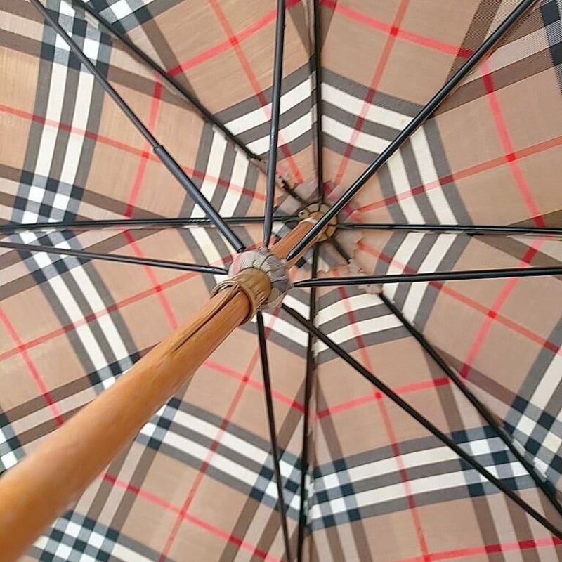 BURBERRY バーバリー ノバチェック アンブレラ 長傘 梅雨 雨 