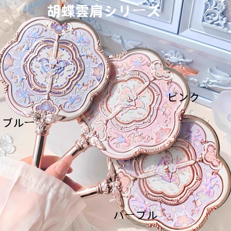 FLOWER KNOWS フラワーノーズ 鏡 手鏡 持ち運び ミラー ハンド