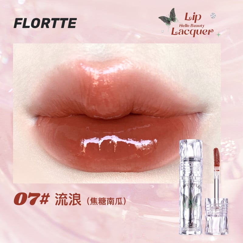 NEW! FLORTTE (フロレット) リップ 好美リアシリーズ 鏡面光沢 水光リップ リップグロス