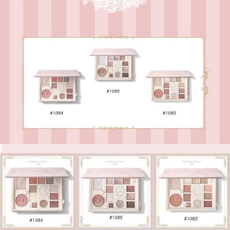 COLORROSE アイシャドー チーク ハイライト 一体パレット