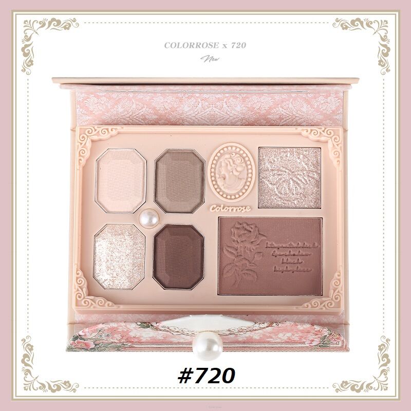 COLORROSE アイシャドー チーク ハイライト 一体パレット