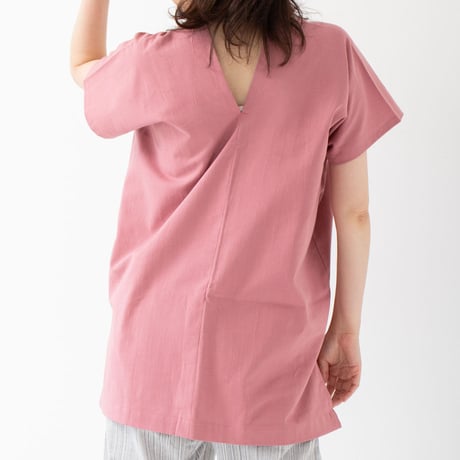 和晒のカレンシャツ　ショート｜ピンク