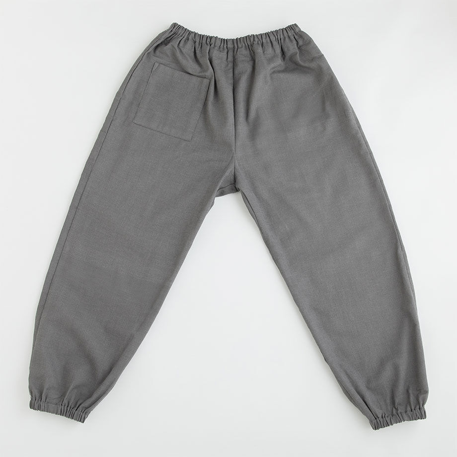 和晒ガーゼのもんぺ｜グレー | くらす和晒（わざらし）｜洗って 洗って