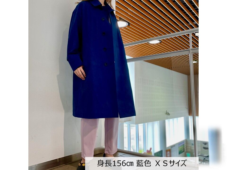 衣　瑞雲　八咫烏トレンチコート　藍色 9154-597-