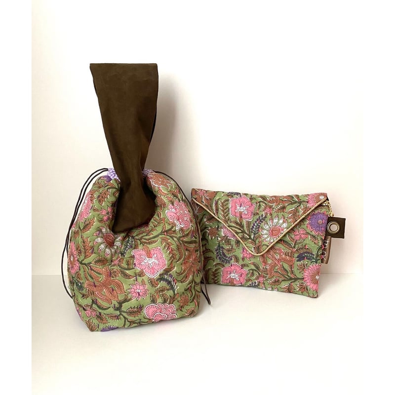 アンティークキルト　ダブルウエディング　巾着トートバッグ　お値下げしました❗️ 楽天市場】トートバッグ キルティング 2way ショルダーバッグ