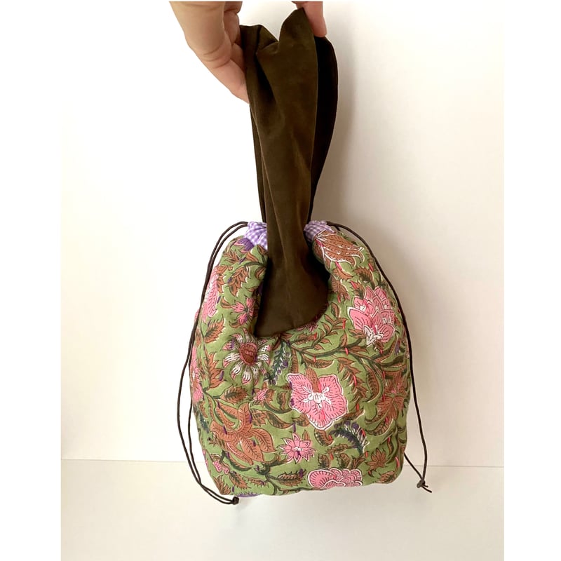 カンタキルト風 巾着バッグ | trunk closet