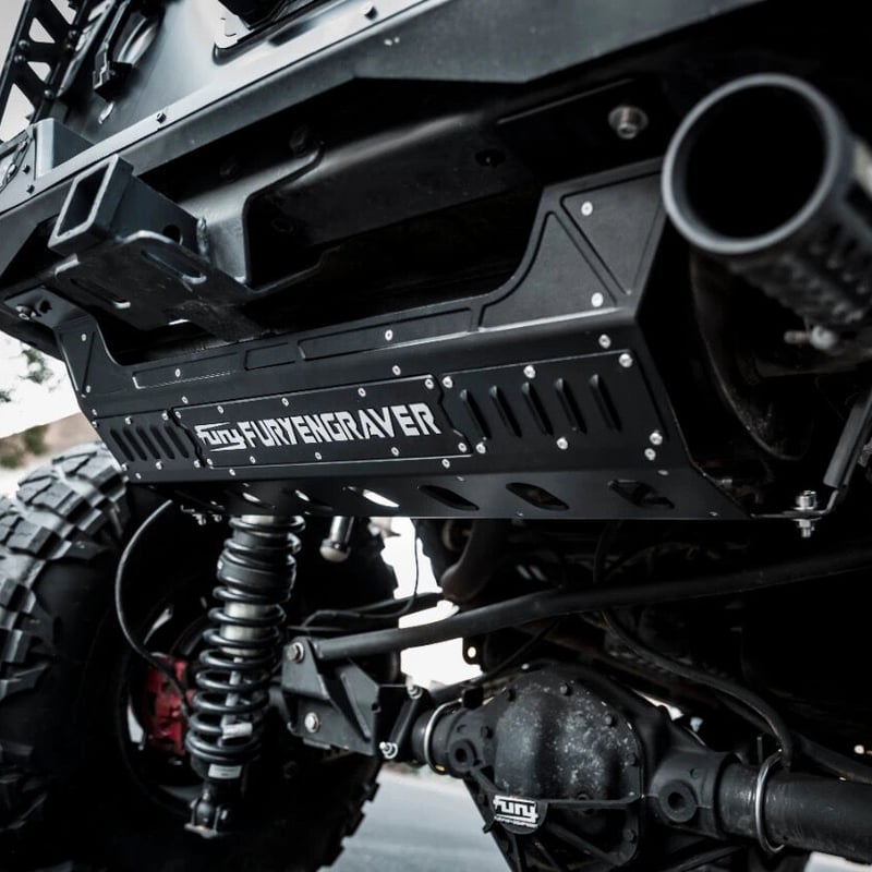 Fury マフラースキッドプレート純正専用 Wrangler 【JK・JL Fury マフラースキッドプレート純正専用 Wrangler 【JK・JL