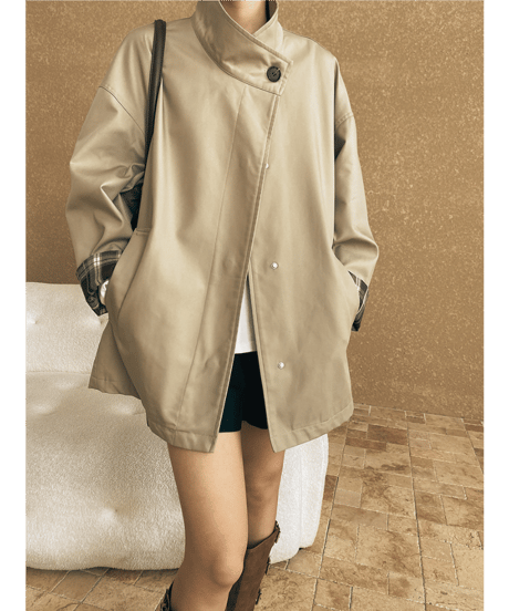 british style coat　hm2548