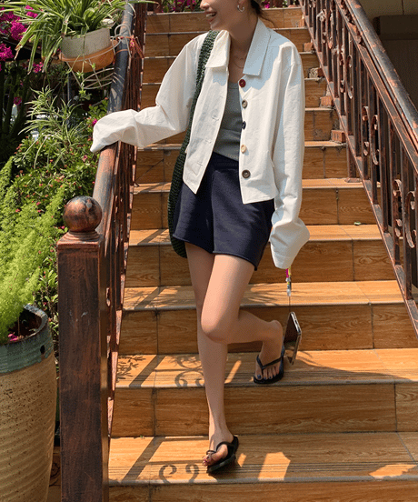 cut-off sweat shorts / 4color　hm1460