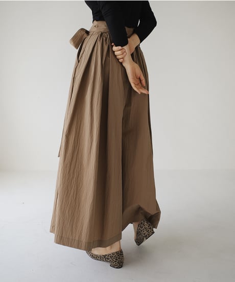ribbon gaucho pants / 3color　hm1667