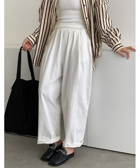 relax fit cotton pants　hm2372