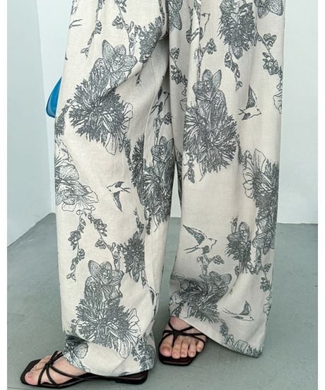 soft botanical pants / 2color　hm2223