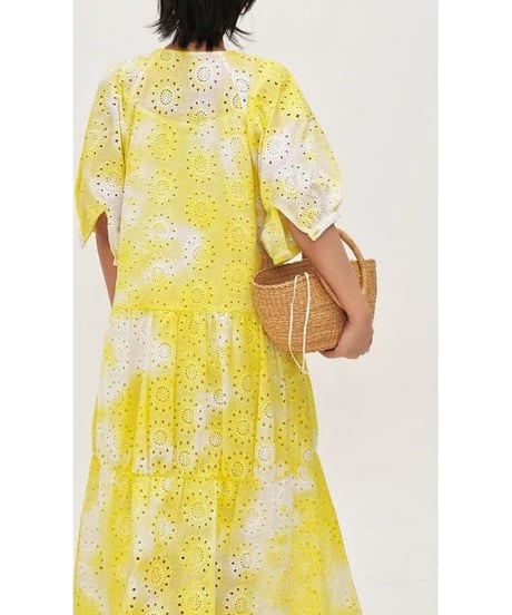 embroidered summer dress　hm2447