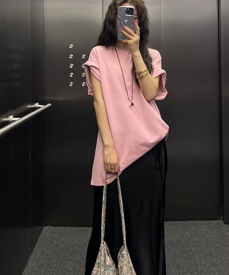 relax drapy tee / 3color　hm2213