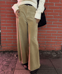 cut-off corduroy pants / 2color　hm1159