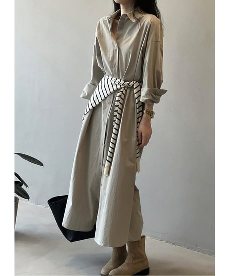 light split dress / 3color　hm2536