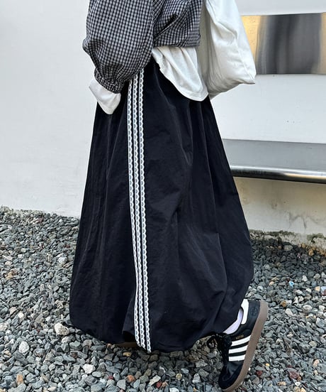 gathered balloon skirt　hm2079