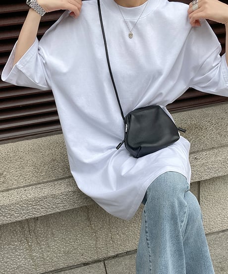 drop shoulder t-shirt dress / 3color　hm1349