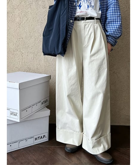 neutral wide pants / 2color　hm2070